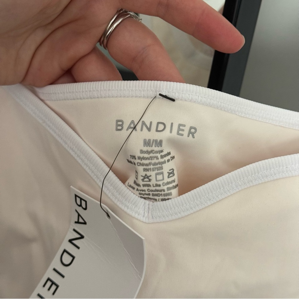 Bandier Aperitif Gardenia Sweetheart Corset Bra Pocket Skort Tennis Athleisure M - Picture 4 of 13